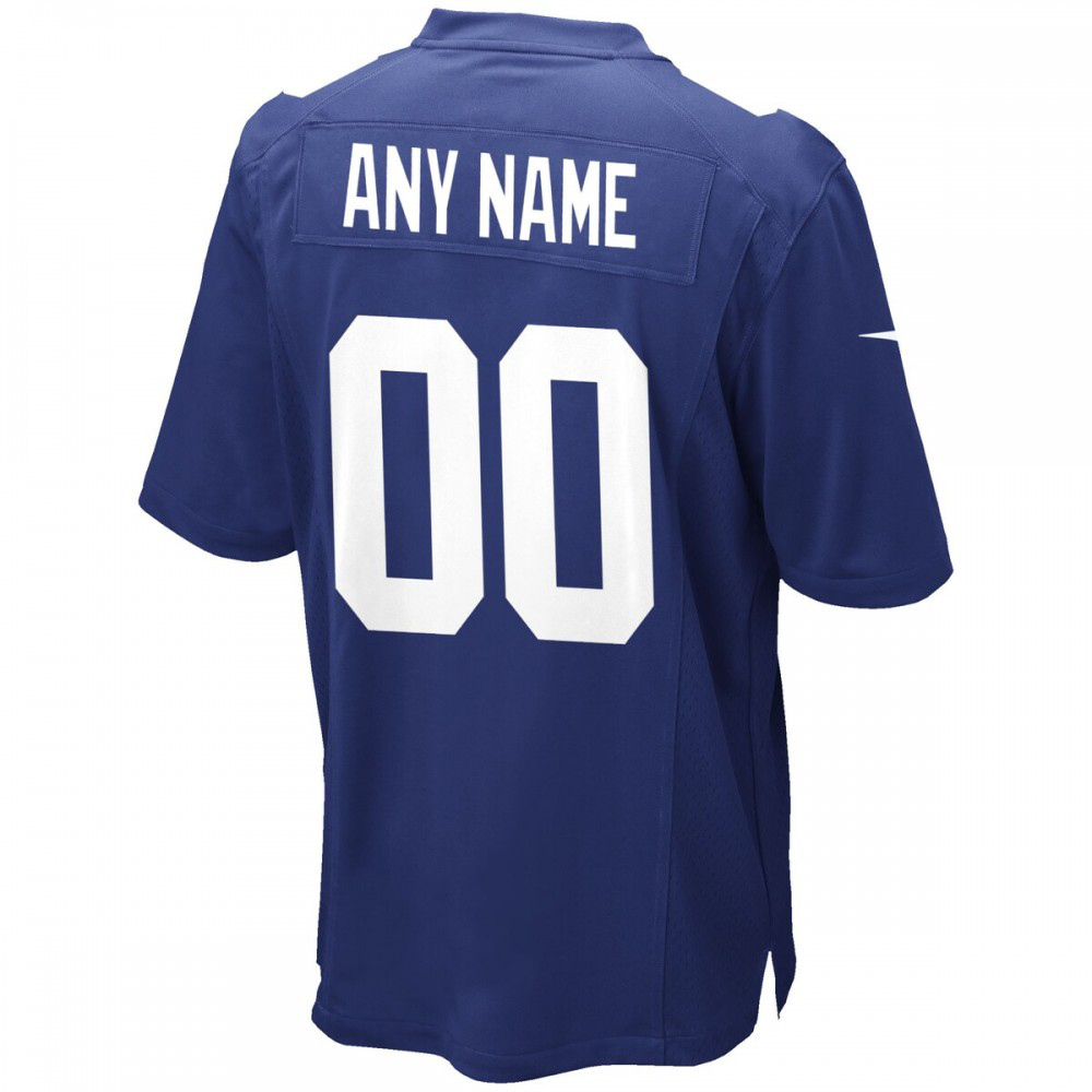 New York Giants Nike Custom Game Jersey - Royal-GridironStore